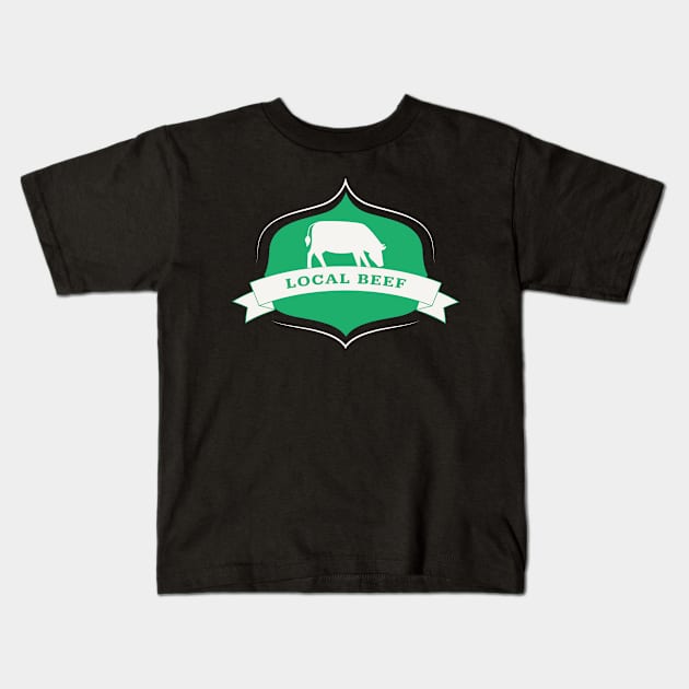 Local Beef Kids T-Shirt by SWON Design